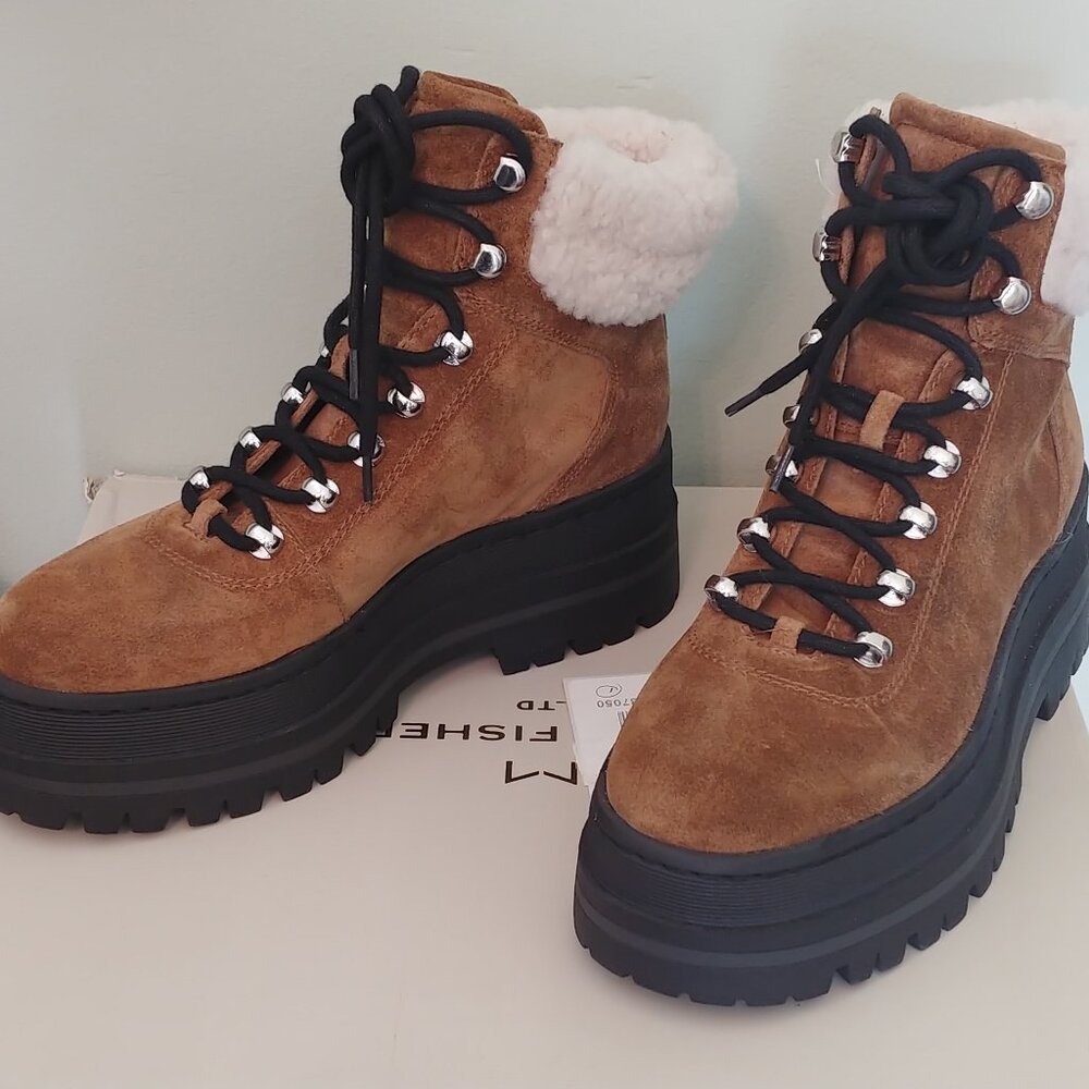 Marc Fisher Suede Platform Boots